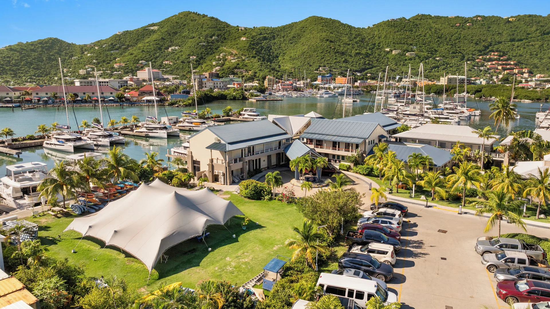The Moorings Yacht Club Hotel Tortola marina hotel with yacht-charter access and harbor views