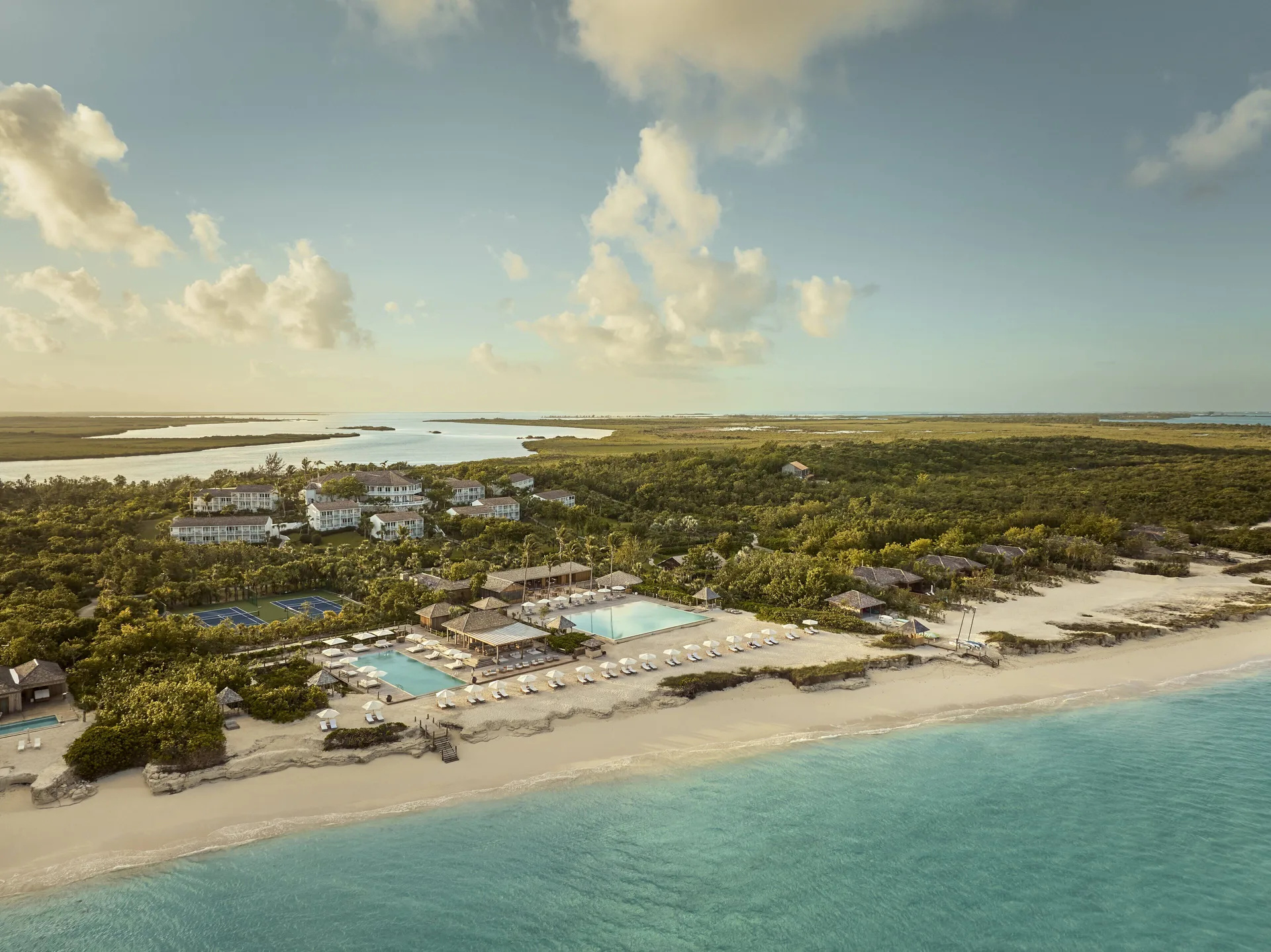 COMO Parrot Cay private island luxury resort with secluded beaches and wellness focus
