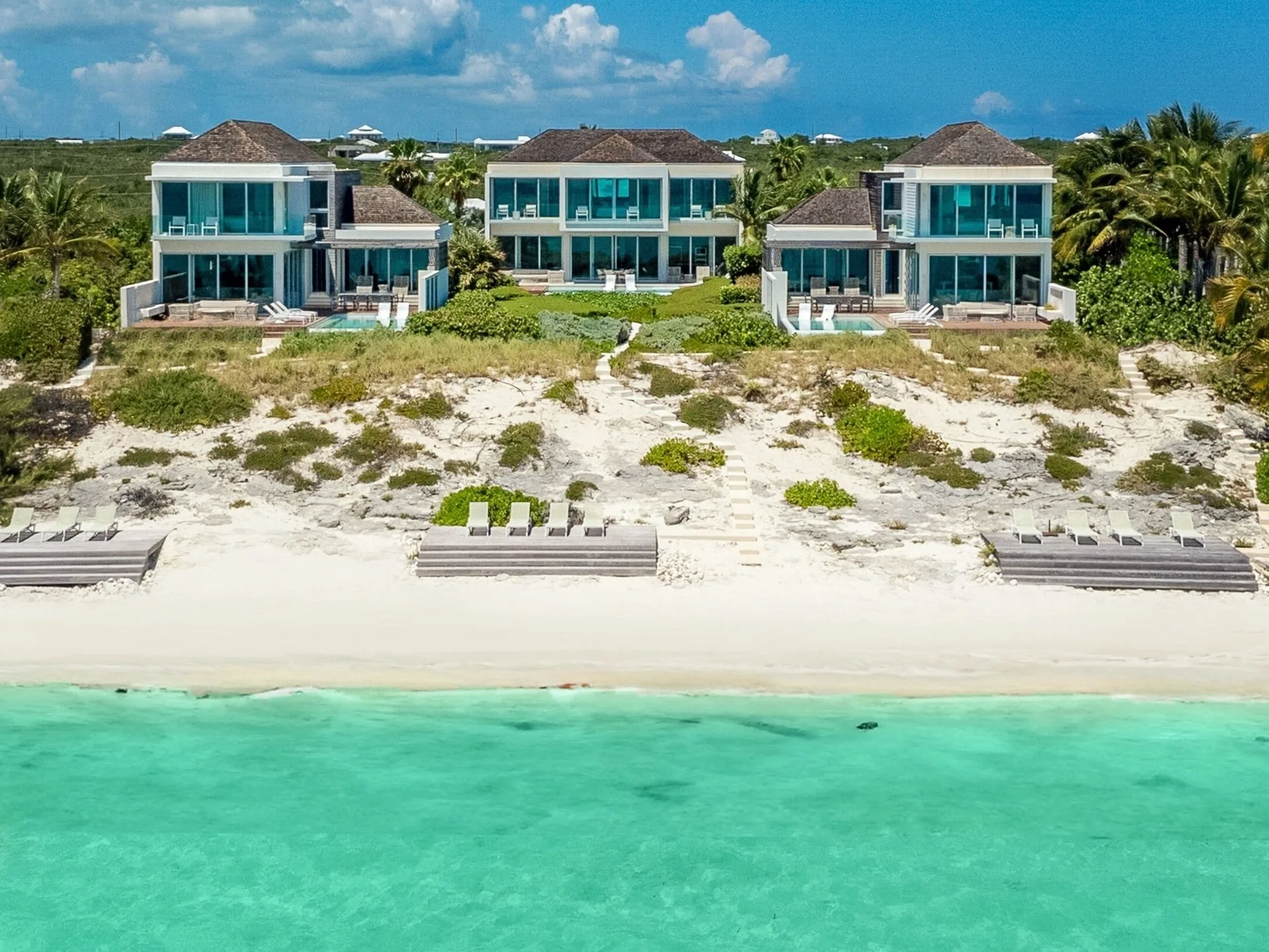 Long Bay Beach Club beachfront resort with modern villas and relaxed Long Bay setting