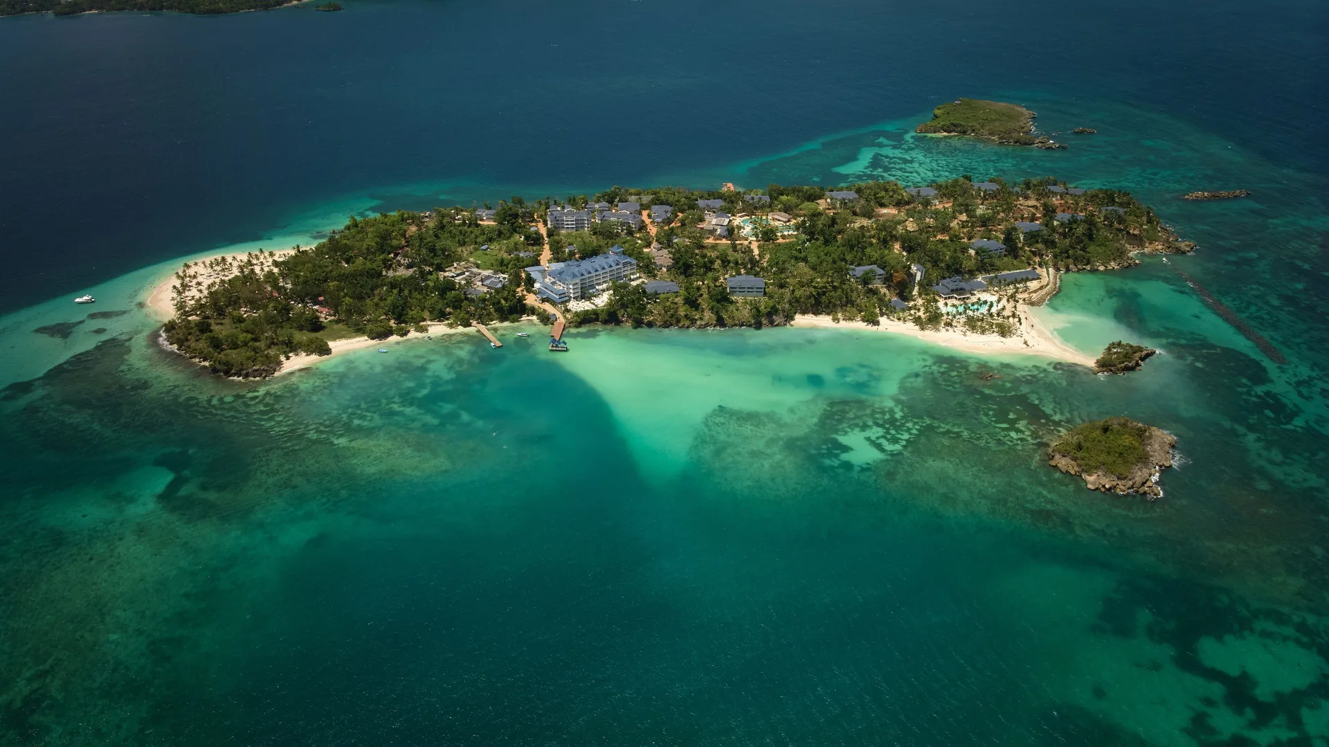Cayo Levantado Resort luxury private island wellness resort with tropical beaches and upscale suites