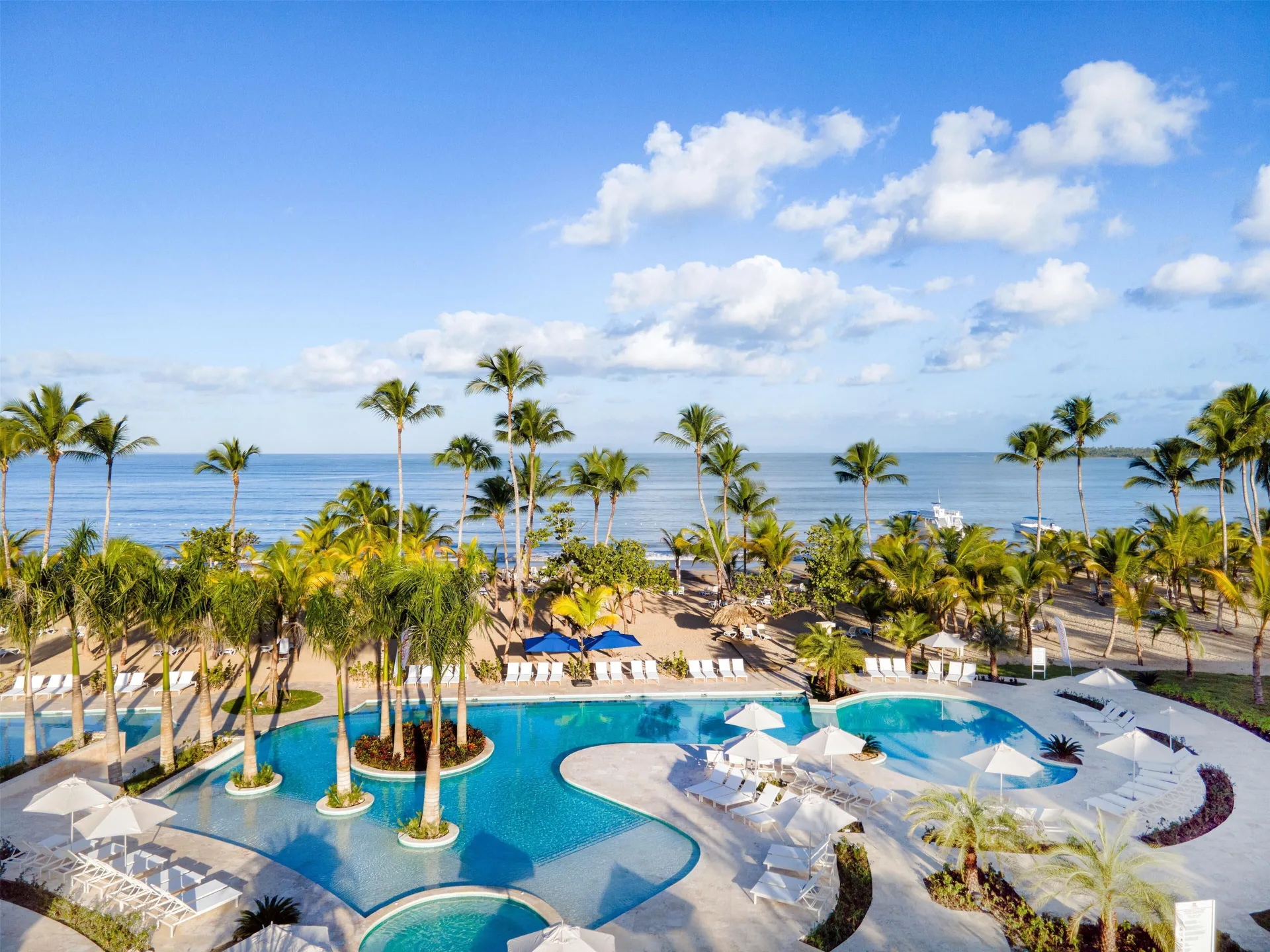 Viva Miches all-inclusive beach resort with tropical pools and active Caribbean atmosphere